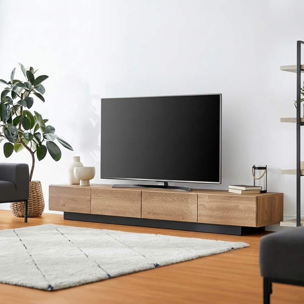 リコトル / テレビ台 (幅210) | 日本製 木目調 【完成品】|テレビ