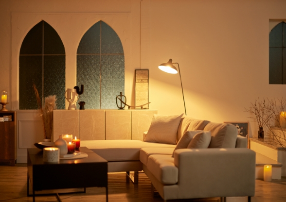 アンビエント カラーフル 北欧風デザイン フロアランプ