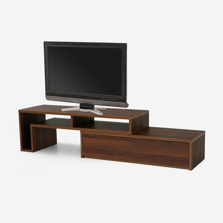 Amazon｜LOWYA ロウヤ テレビ台 伸縮テレビ台 テレビボード