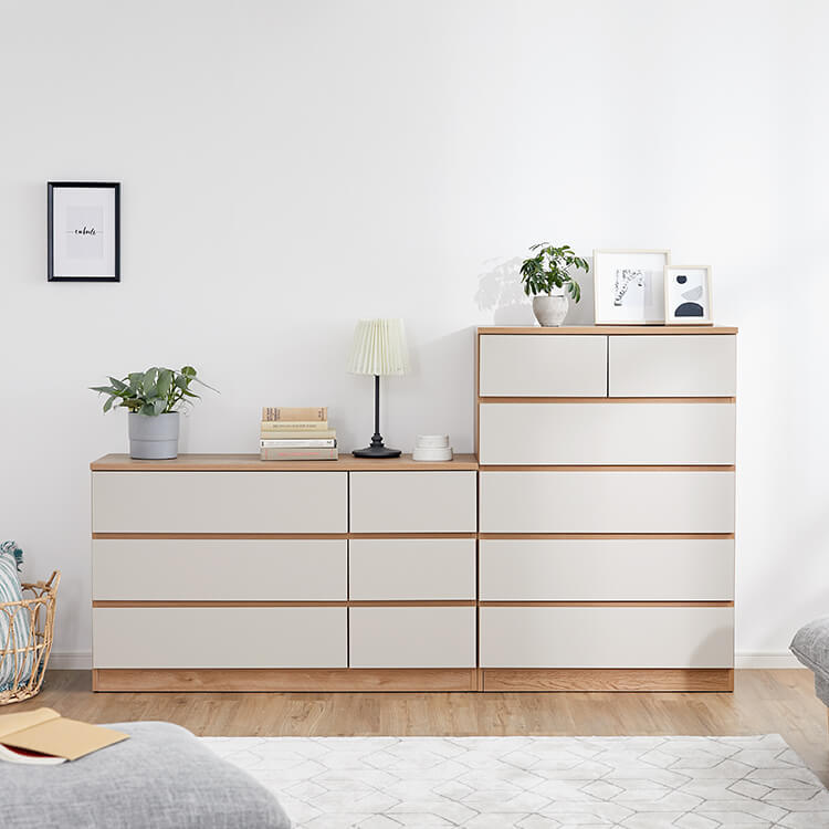 国産チェスト　ハイタイプ　５段 国産チェスト 3段/5段 ハイタイプ ロータイプ リビング収納 [幅80-120