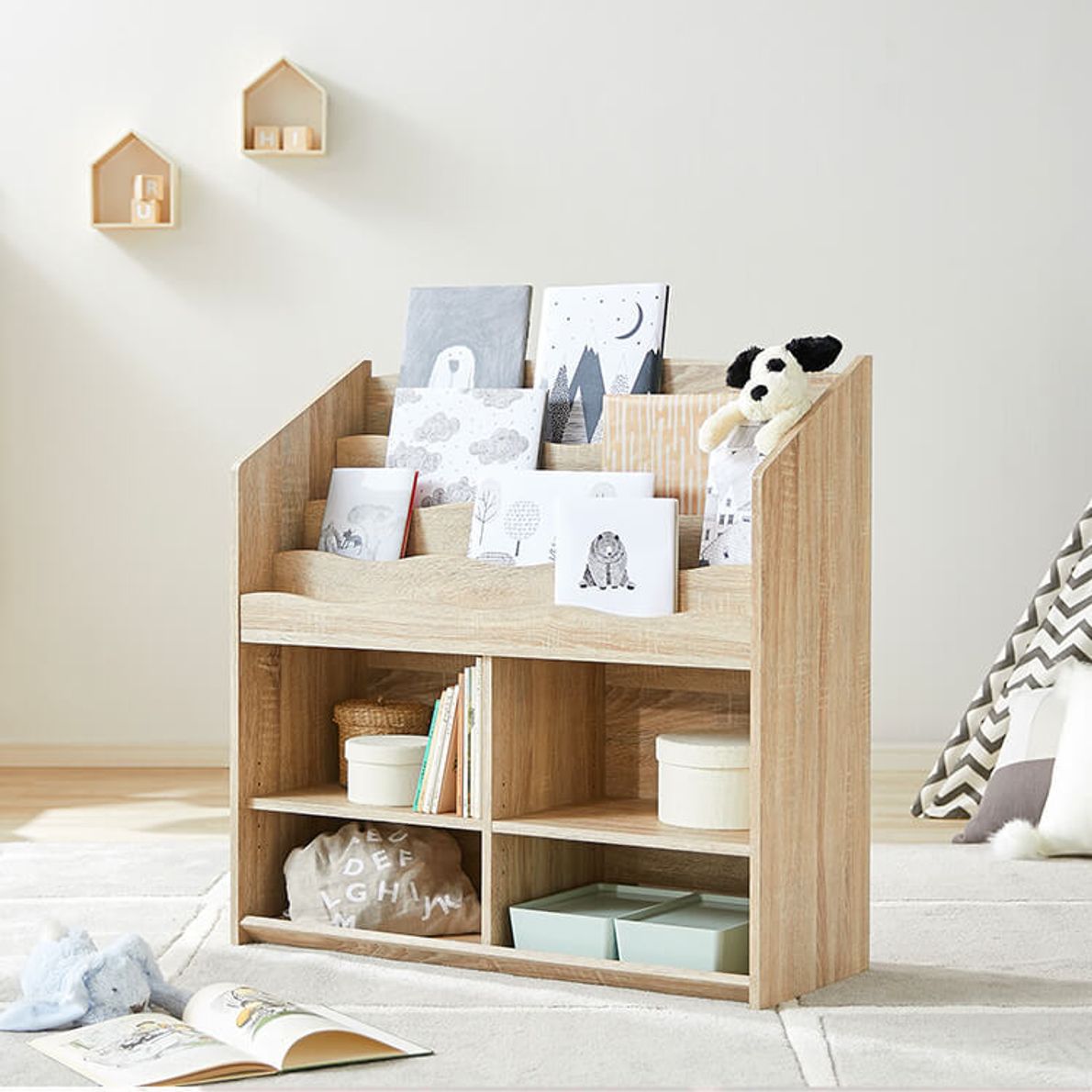 レビュー 絵本に最適 Lowyaのディスプレイ式の絵本棚 クマログ