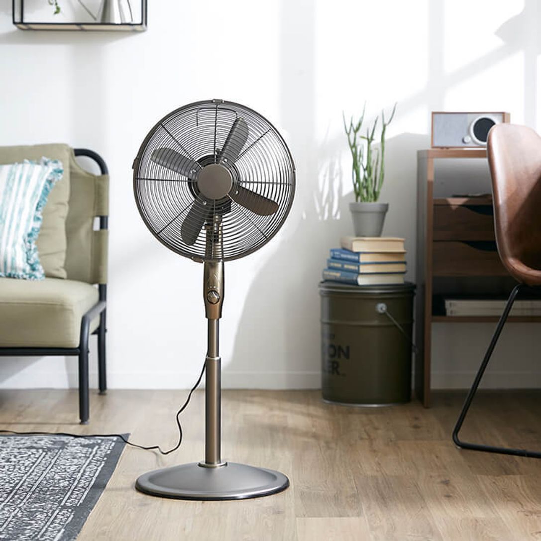 扇風機 首振り 風量3段階調節 4枚羽根 サーキュレーター 静音 Acモーター 幅35 公式 Lowya ロウヤ 家具 インテリアのオンライン通販