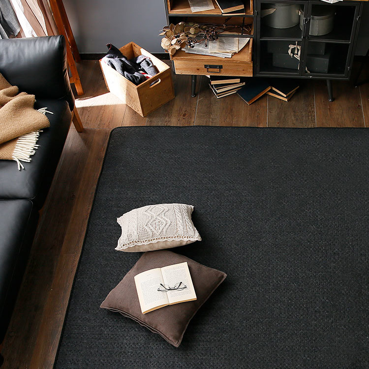 2畳用のホットカーペット(グレー)小さく畳めてすっき収納可能