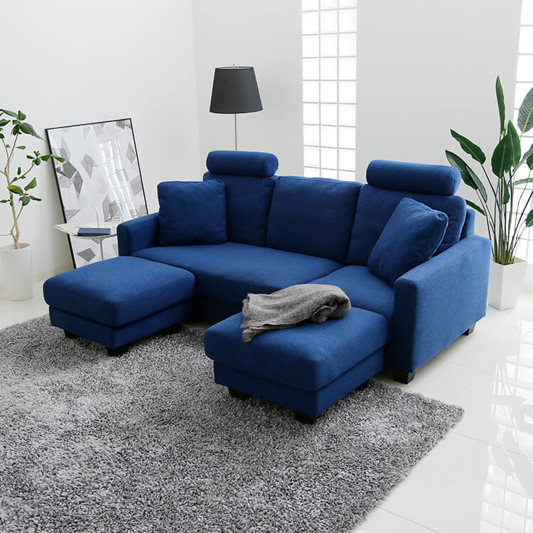 3人掛けカウチソファ ハイバックソファ[幅200] | 【公式】LOWYA(ロウヤ