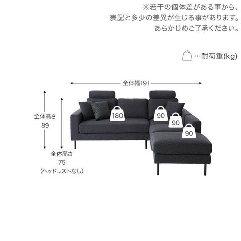 カウチソファ ファブリック オットマン付き 幅192 公式 Lowya ロウヤ 家具 インテリアのオンライン通販 カウチソファ ファブリック オットマン付き 幅192 公式 Lowya ロウヤ 家具 インテリアのオンライン通販