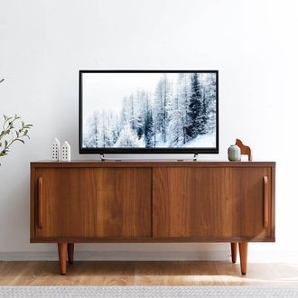 半完成品】国産ミドルテレビ台(アルダー/ウォルナット)49型対応 