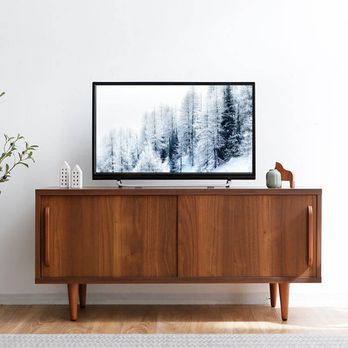 半完成品】国産ミドルテレビ台(アルダー/ウォルナット)49型対応 