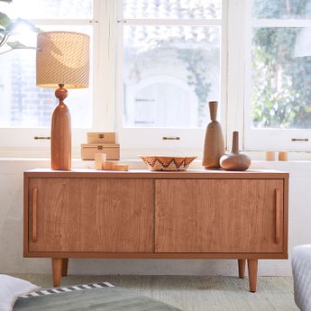 半完成品】国産ミドルテレビ台(アルダー/ウォルナット)49型対応  