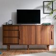 半完成品】ミドルテレビ台(アルダー/ウォルナット)49型対応。国産の 
