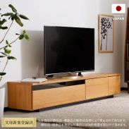 50型対応のローテレビ台 完成品でお届け(シャビーナチュラル/ダーク 