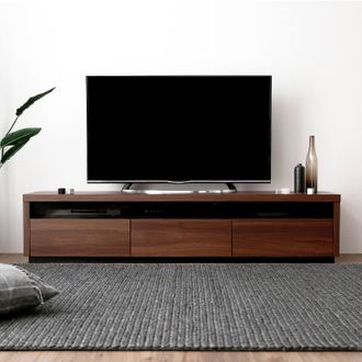 完成品】49型対応のローテレビ台(ウォルナット)幅180タイプ | 【公式 
