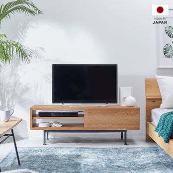 シャビーナチュラルのローテレビ台(国産)人気の木目調で各サイズの 