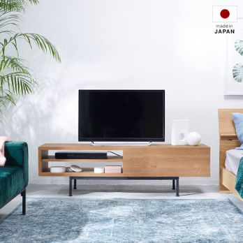 シャビーナチュラルのローテレビ台(国産)人気の木目調で各サイズの  