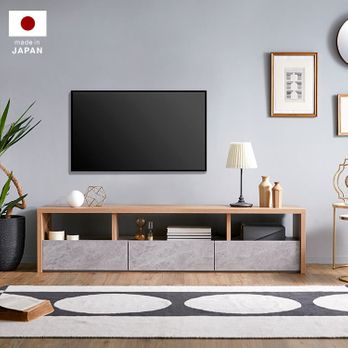 木製テレビ台 コンクリート風デザイン 国産 [180] | 【公式】LOWYA 