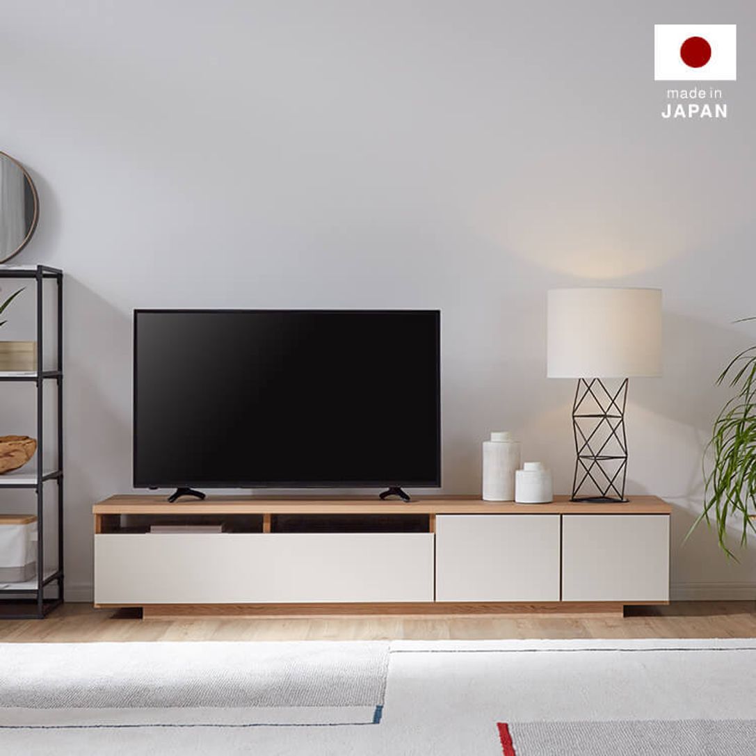 ローテレビ台 収納付き 幅180 公式 Lowya ロウヤ 家具 インテリアのオンライン通販