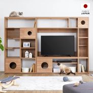 テルヴェ / 壁面収納テレビ台 (幅240) | 日本製 キャットウォーク付 