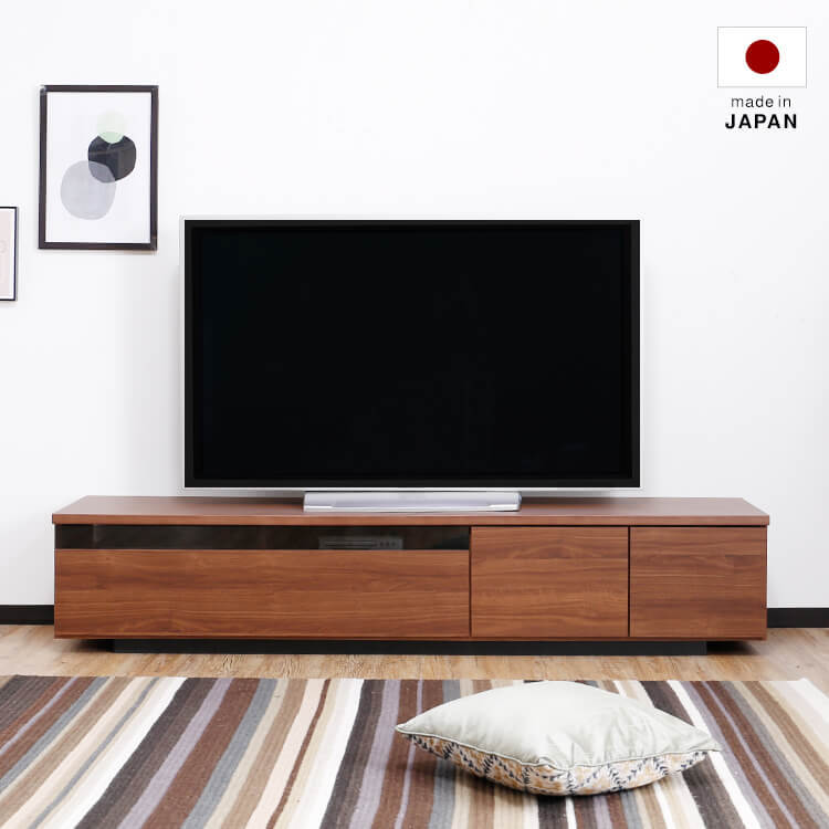 [幅180] テレビ台 日本製 ローテレビ台 50V型対応 完成品 木製
