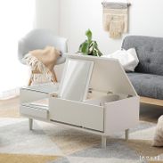 ドレッサーテーブル(ホワイト/ウォルナット/ナチュラル)ディスプレイ  