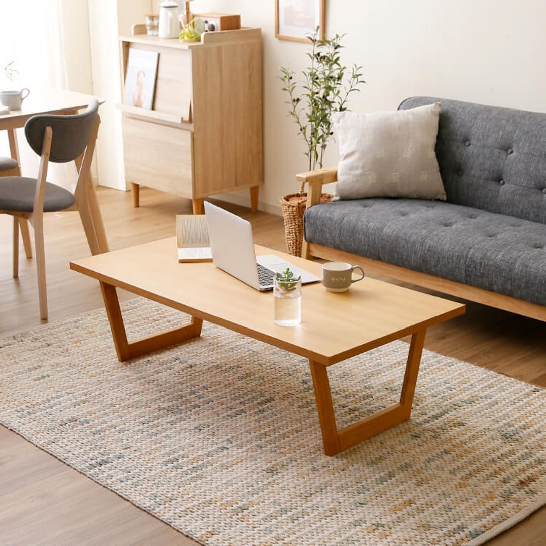 シンプルなデザインが魅力！折りたたみローテーブル(ダークブラウン/ナチュラル) | 【公式】LOWYA(ロウヤ) 家具・インテリアのオンライン通販