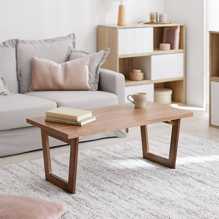 シンプルなデザインが魅力！折りたたみローテーブル(ダークブラウン/ナチュラル) | 【公式】LOWYA(ロウヤ) 家具・インテリアのオンライン通販