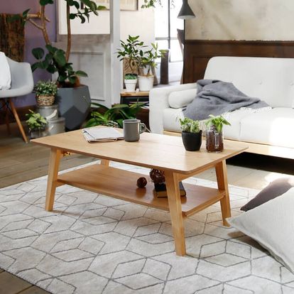 コスパの高い大人気商品 ナチュラルな雰囲気が魅力 リビングローテーブル ナチュラル ブラウン 公式 Lowya ロウヤ 家具 インテリアのオンライン通販