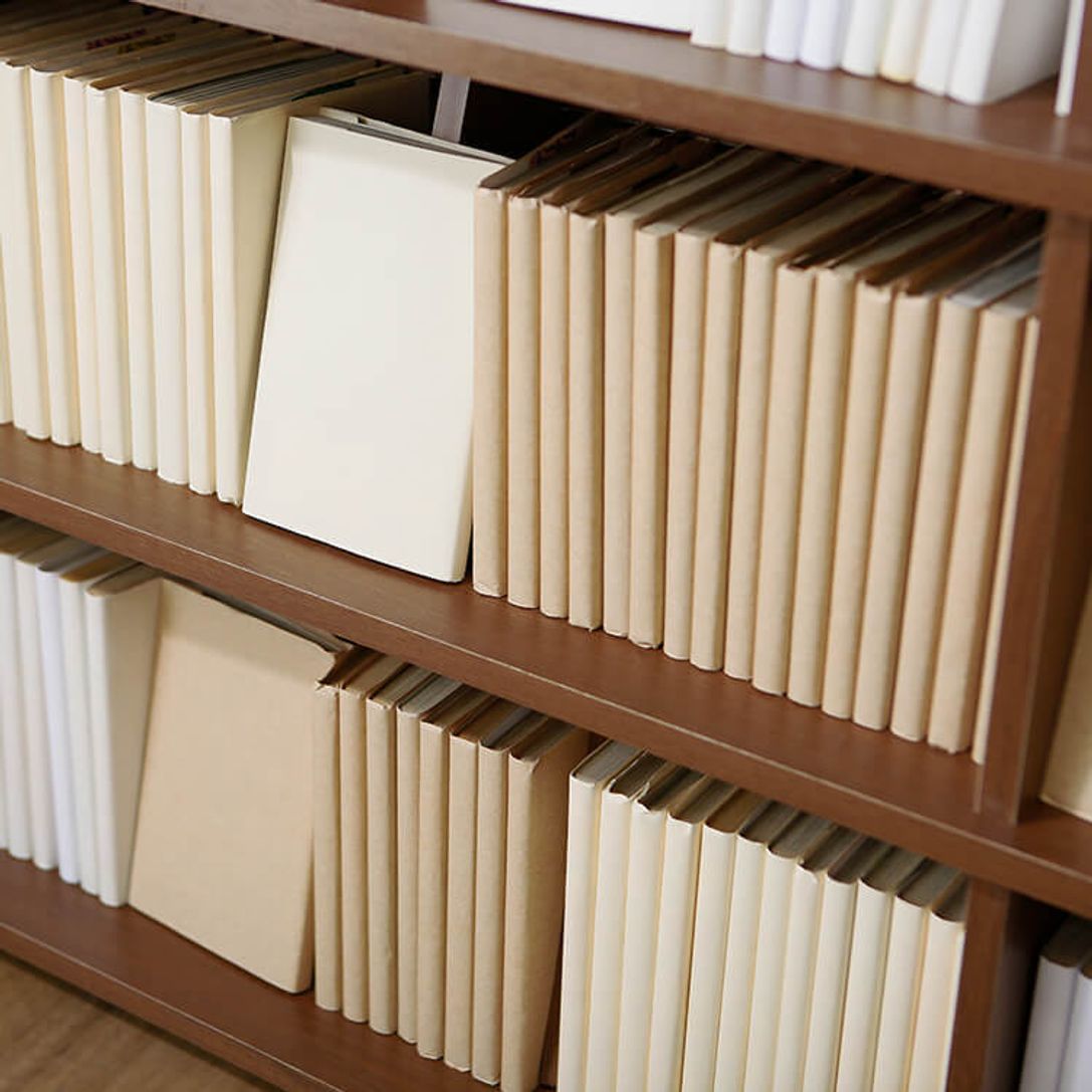 本棚上段単品 スライド式の幅1タイプ ホワイト ウォルナット ナチュラル 公式 Lowya ロウヤ 家具 インテリアのオンライン通販