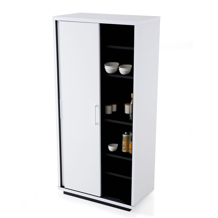 日本製の食器棚(ホワイト)幅80タイプのコンパクトサイズ | 【公式】LOWYA(ロウヤ) 家具・インテリアのオンライン通販