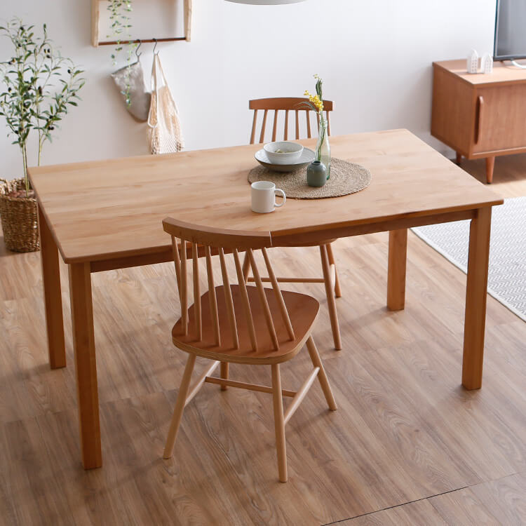 ダイニングテーブル単品 アルダー ウォルナット 日本製で天然木使用の幅140タイプ 公式 Lowya ロウヤ 家具 インテリアのオンライン通販