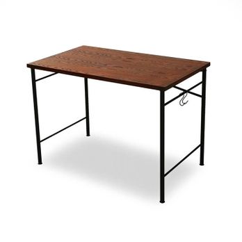 ヴィンテージ風でおしゃれな木製パソコン・ワークデスク(ナチュラル+  