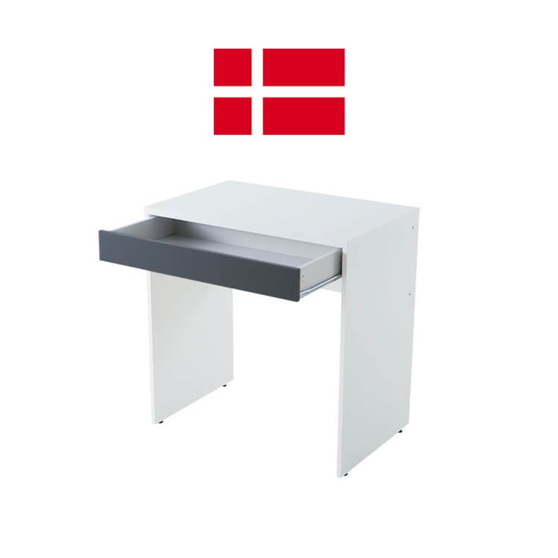パソコンデスク単品 ホワイト グレー 北欧デザインのシンプルデスク 公式 Lowya ロウヤ 家具 インテリアのオンライン通販