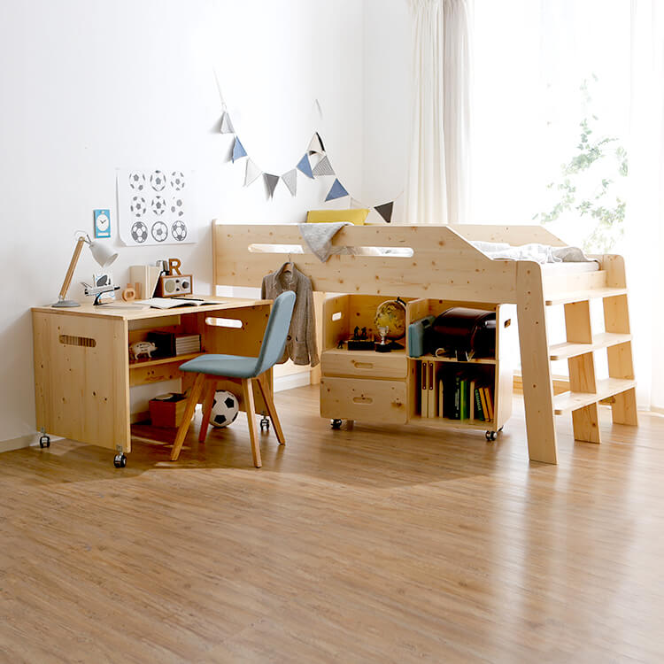 おしゃれでかわいい 子供部屋におすすめのベッド6選 子供用品 家具特集 公式 Lowya ロウヤ 家具 インテリアのオンライン通販