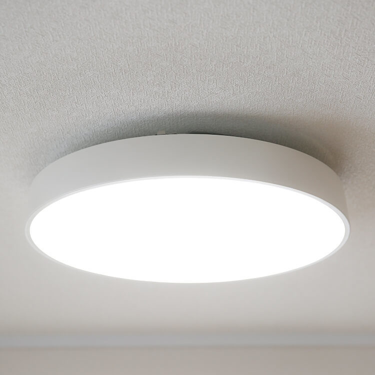 LEDシーリングライト（6畳：ホワイト/グレー/ブラウン）調光機能付き
