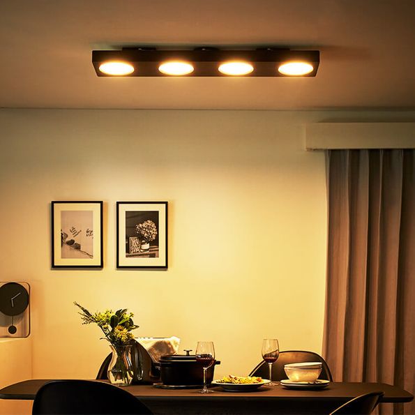 LEDシーリングライト（4灯：ホワイト/ウォルナット）調光・調色10段階 リモコン付き[8畳] | 【公式】LOWYA(ロウヤ) 家具