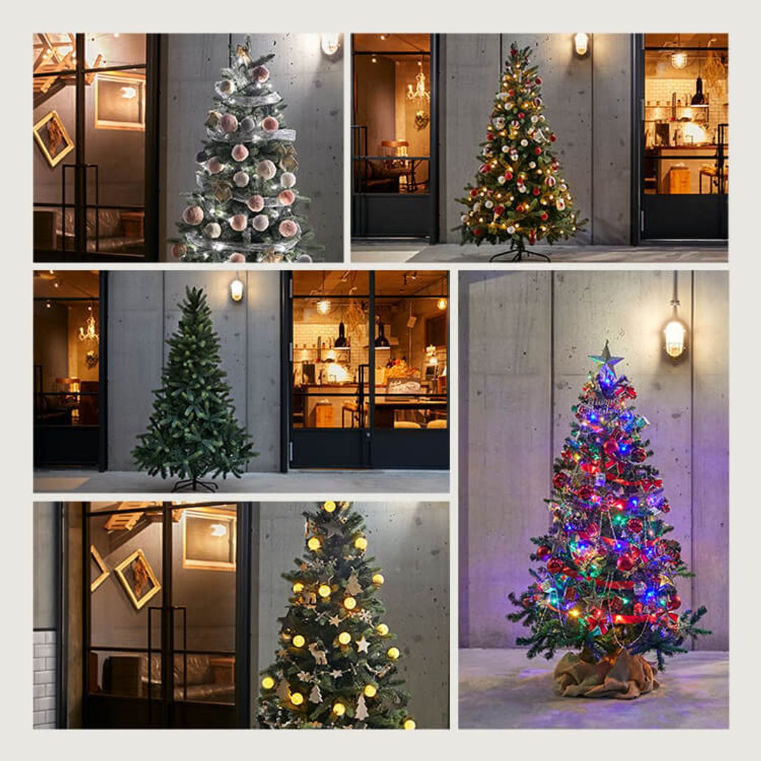 オーナメントフルセット クリスマスツリー Ledライト付 豪華 カラフル 180cm 公式 Lowya ロウヤ 家具 インテリアのオンライン通販 オーナメントフルセット クリスマスツリー Ledライト付 豪華 カラフル 180cm 公式 Lowya ロウヤ 家具 インテリアのオンライン通販