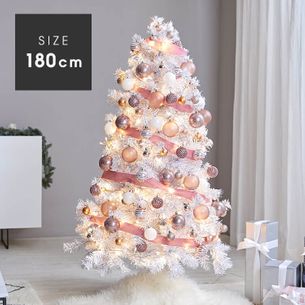 クリスマスツリー オーナメント付き Ledライト 簡単組立 180cm 公式 Lowya ロウヤ 家具 インテリアのオンライン通販