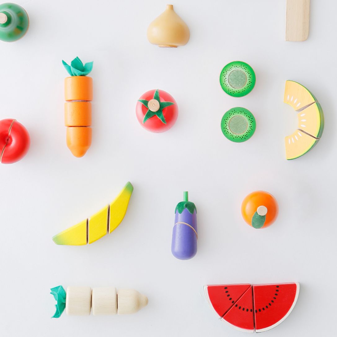 ままごとおもちゃセット（フルーツ5種/フルーツ+野菜5種/野菜5種）木製知育玩具 | 【公式】LOWYA(ロウヤ) 家具・インテリアのオンライン通販