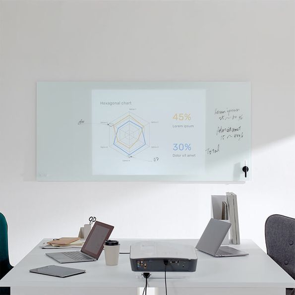透明ホワイトボード マットタイプ 磁石・マグネット使用可 [170x80] 【公式】LOWYA(ロウヤ) 家具･インテリアのオンライン通販