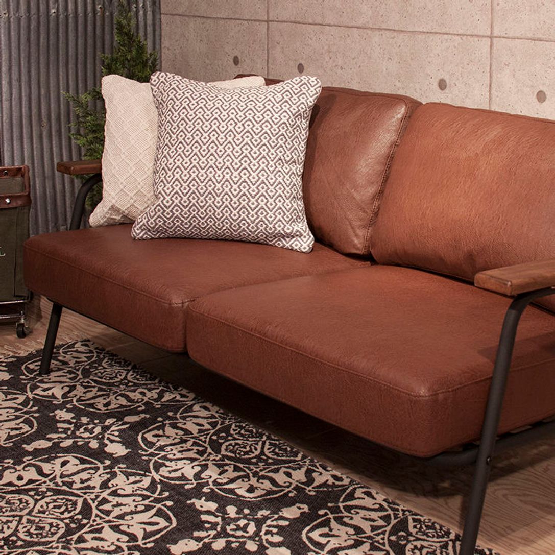 ブルックリン風クッション ホワイト グレー グリーン グレー ブラック イエロー ベージュ 幅50 公式 Lowya ロウヤ 家具 インテリアのオンライン通販