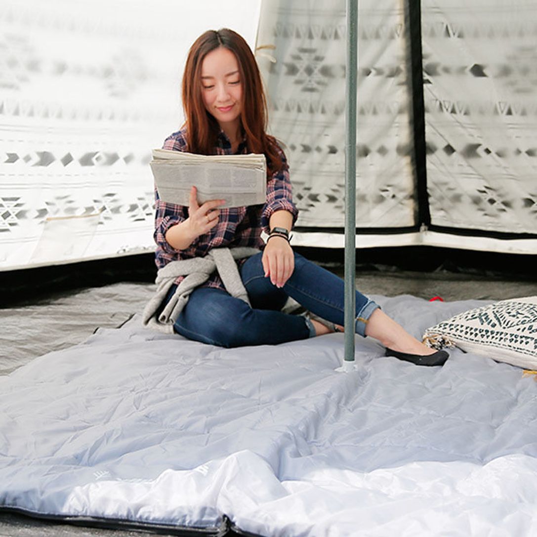 寝袋 シュラフ2個セット グレー フォークロアー 軽量 洗える 幅80 公式 Lowya ロウヤ 家具 インテリアのオンライン通販