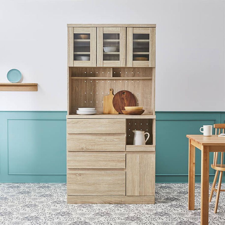 北欧風キッチンにおすすめ おしゃれな北欧風食器棚特集 公式 Lowya ロウヤ 家具 インテリアのオンライン通販
