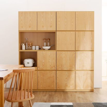 壁面収納キッチンボード レンジ台 ブラウン ナチュラル 収納タイプが選べる 幅90 公式 Lowya ロウヤ 家具 インテリアのオンライン通販