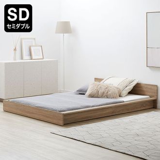 LOWYA すのこベッド フレーム単品 ベッド おしゃれ 高級感