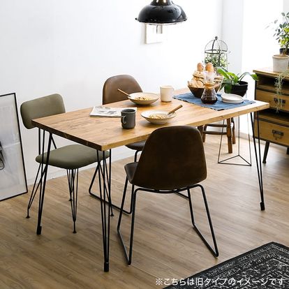 家具・インテリアLOWYA ロウヤ ダイニングテーブル 幅120 天然木 無垢