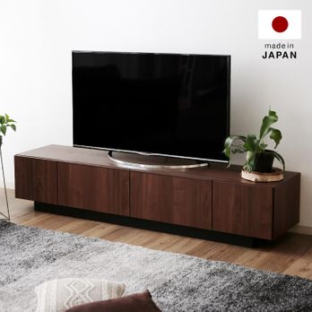 完成品】木製ローテレビ台(ホワイト/ウォルナット/オーク)モダンなデザインで49型対応 | 【公式】LOWYA(ロウヤ)  家具・インテリアのオンライン通販