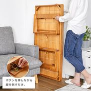 フィソビー / 折りたたみテーブル (幅120) | 天然木使用【完成品