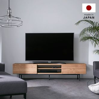 LOWYA テレビ台 スチール脚 半完成品】49型対応のローテレビ台 スチール脚 | 【公式】LOWYA