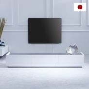 ジノボ / テレビ台 (幅180) | 日本製 タップ収納付き ステンレス天板