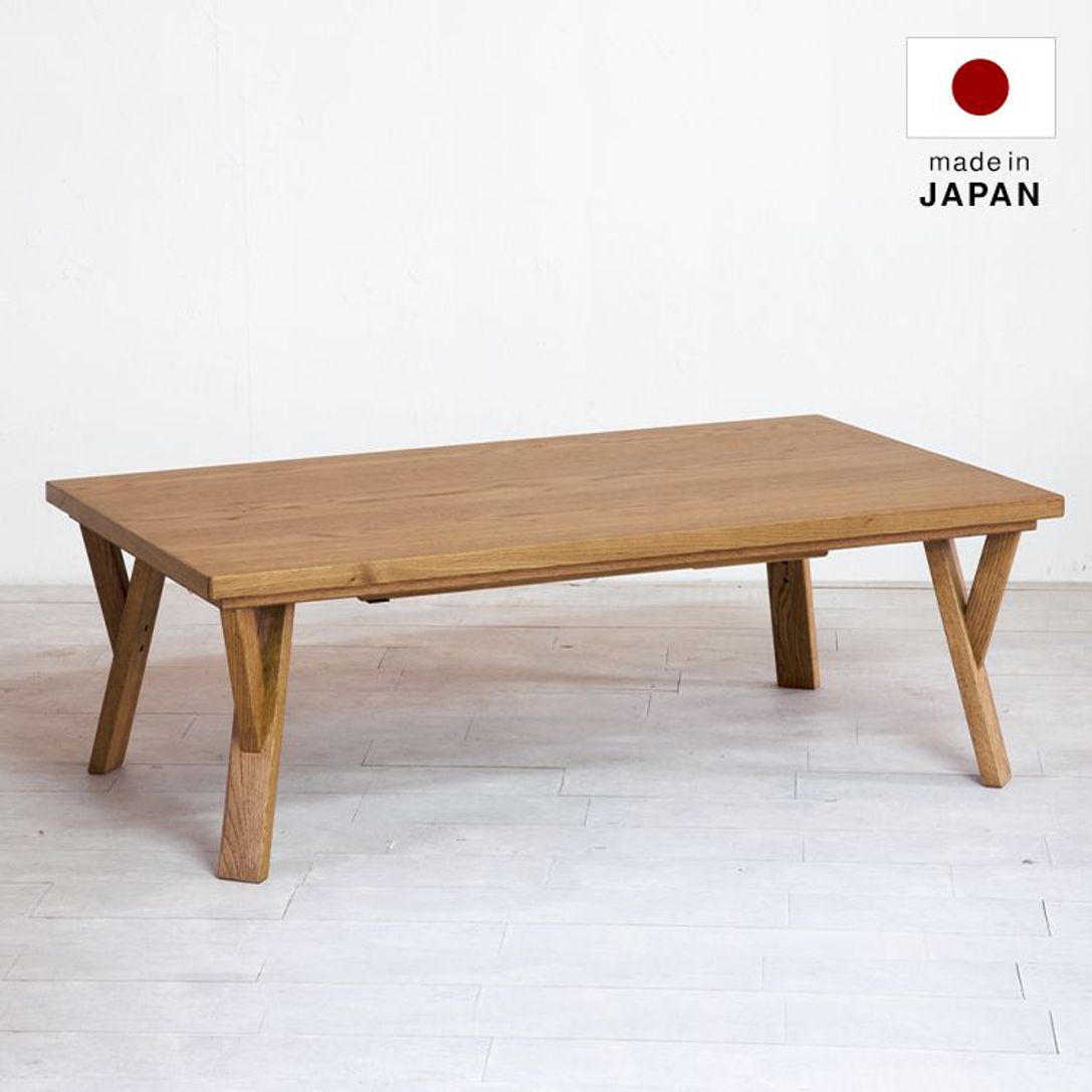 W120D70365KG KT OAK コタツ センターテーブル 120㎝ ナチュラル - こたつ