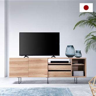 相馬 テレビ台 ハイタイプ ハイタイプの国産テレビ台 木目調で統一した半完成品 | 【公式
