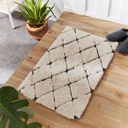 正方形ラグ シャギーラグ 3サイズ 選べる柄 厚手 [130×190/185×185/200